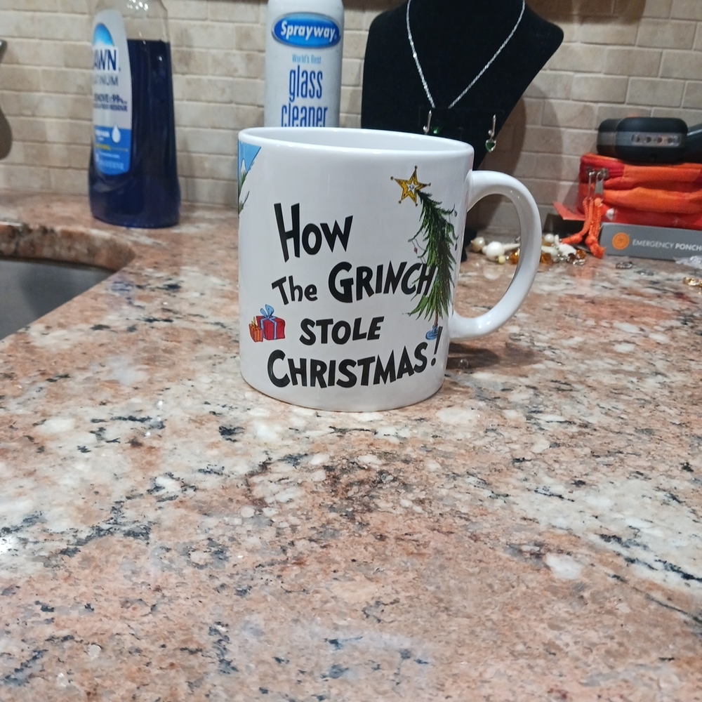HOW THE GRINCH STOLE CHRISTMAS 4" Over Sized Mug Coffee